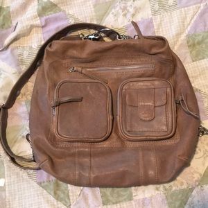 Chocolate Blu genuine leather bag